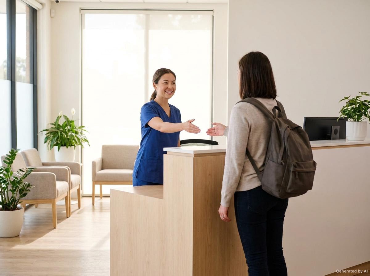Healthcare coordinator ready to help